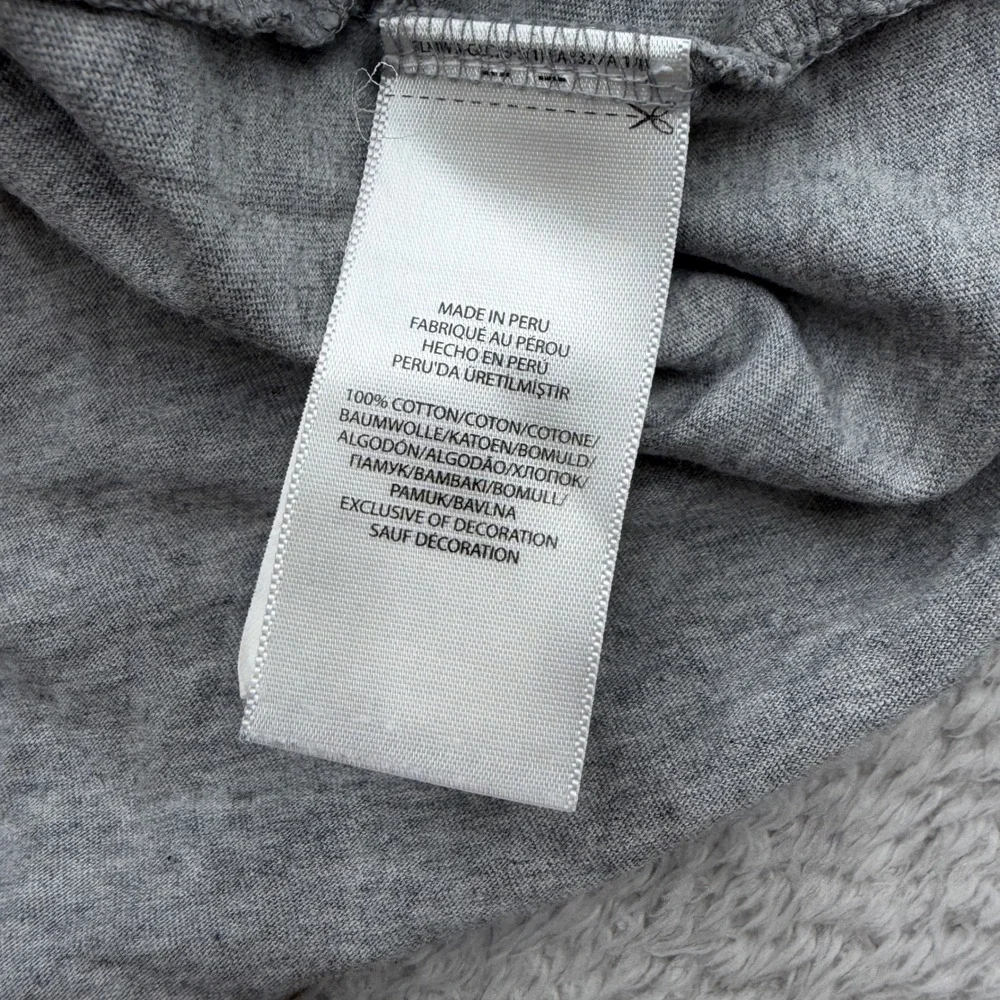 Polo Ralph Lauren Mens XL Heather Gray Long Sleeve Hooded T-Shirt Pony Logo